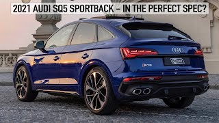 2021 AUDI SQ5 SPORTBACK  BEST SPEC ON THE 700NM COUPÉSUV Navarra blue  black optics [upl. by Hatch]