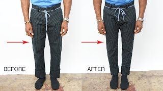 HOW TO TAPER YOUR PANTS [upl. by Leftwich]