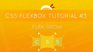 CSS Flexbox Tutorial 3  Flex Grow [upl. by Ariamat]