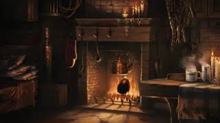 ASMR  Hagrids Hut Harry Potter ambience  Ambient sounds for relaxation sleeping [upl. by Ariahs]