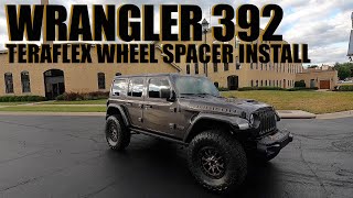 Wrangler 392  Teraflex Wheel Spacers Install [upl. by Thekla570]