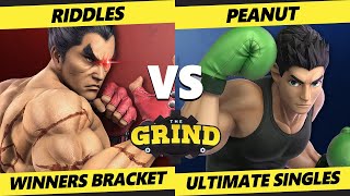 The Grind 148  Riddles Kazuya Vs Peanut Little Mac SSBU Smash Ultimate [upl. by Notnel]