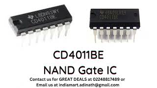 CD4011BE NAND Gate IC [upl. by Corri933]