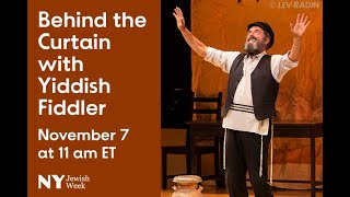 Behind the Curtain with Yiddish Fiddler [upl. by Camile]