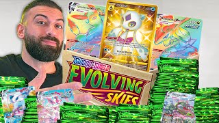 Opening 1800 Evolving Skies Packs To Pull EVERY Secret Rare [upl. by Hunfredo712]