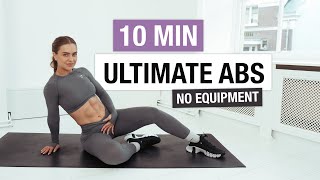 10 MIN ULTIMATE AB WORKOUT  Intense Abs amp Core Exercises  24day FIT challenge [upl. by Cathrine]