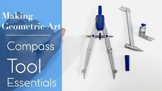 Drawing Compass  Tool Essentials  Making Geometric Art  DearingDraws [upl. by Coco]