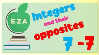 INTEGERS AND THEIR OPPOSITES  EZA Math Help [upl. by Maya511]