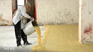 How Olive Oil Soap Is Made In One Of The Last Factories In The West Bank  Insider News [upl. by Annawd]