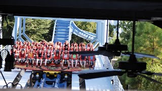 Griffon Roller Coaster  Busch Gardens Williamsburg  On Ride POV [upl. by Cassius]