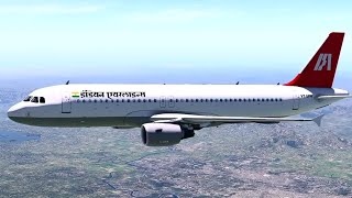 Indian Airlines Flight 605  Crash Animation [upl. by Attenol]