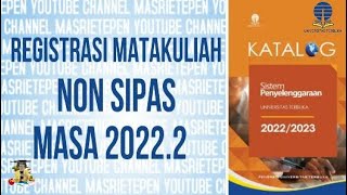 Cara Registrasi Matakuliah Universitas Terbuka [upl. by Notfa397]