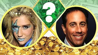 WHO’S RICHER  KeSha or Jerry Seinfeld  Net Worth Revealed 2017 [upl. by Ikir626]