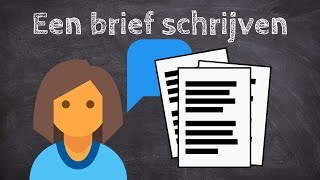 Een brief schrijven  video stappenplan taal onderwijs nederlands [upl. by Carmela148]