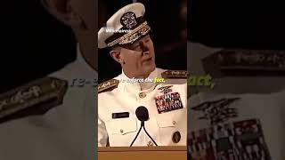 Make your bed speech navy seal Admiral William H Mcraven shorts [upl. by Adnavoj]