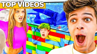 Craziest Challenges with Best Friends SHOCKING  Brent Rivera [upl. by Meunier]