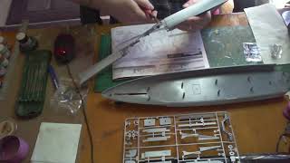 Tamiya Yamato 1350 Premium Kit Build part 1 [upl. by Daigle588]