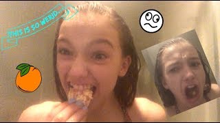 TESTING THE SHOWER ORANGE CRAZE Vlog Day 57  Jayden Bartels [upl. by Hermine]