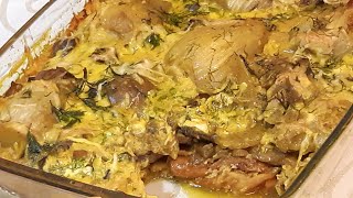 طبق رمضاني غراتان بسباس محشي و بطاطا بنة لا توصفgratin fenouille [upl. by Syhr]