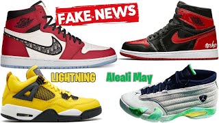 DIOR X AIR JORDAN 1 CHICAGO NOT RELEASING AJ 1 REIMAGINED ALEALI MAY JORDAN 14 LOW AND MORE [upl. by Ihana]