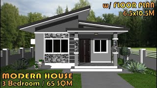 3 BEDROOM  MODERN HOUSE DESIGN IDEA  1 TampB  BUNGALOW HOUSE  SIMPLE HOUSE DESIGN [upl. by Siryt564]