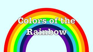 Colors of a Rainbow for kids  What colors are in a rainbow  How many colors does a rainbow have [upl. by Ecirtel]