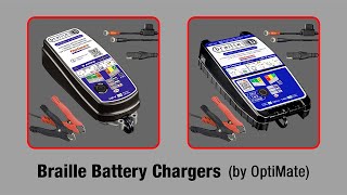 How to Use Braille Battery Chargers by OptiMate [upl. by Aguayo942]