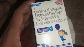 Combipack of amoxicillin and potassium clavulanate oral suspension ip amp sterile water for injectio [upl. by Shig410]