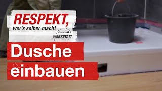 Duschkabine richtig einbauen  toom Werkstatt [upl. by Odrahcir]