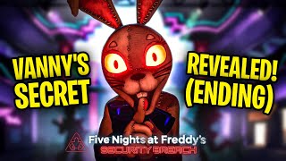 Five Nights at Freddys Security Breach  2 ENDINGS VANNY Ending  Bad Ending [upl. by Earased]