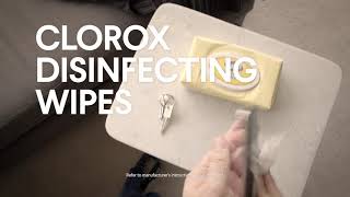 On the Go  Home  Clorox Disinfecting Wipes Flex Pack [upl. by Accisej]