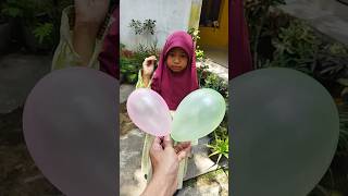 Meletus balon pink dan hijau [upl. by Sutniuq]