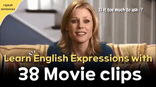 Shadowing Technique in English The most common English expressions with movie clips [upl. by Aidyl]