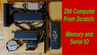 DIY Z80 Retro Computer 2 Serial Communication with DART [upl. by Atteloc]