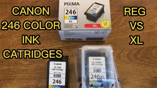 Canon Ink Cartridge Replacement Comparison Regular Vs XL [upl. by Neff528]