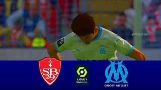 Brest vs Marseille Résumé et Buts  Ligue 1 202425 [upl. by Eicats]