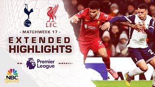 Tottenham Hotspur v Liverpool  PREMIER LEAGUE HIGHLIGHTS  12222024  NBC Sports [upl. by Machute674]