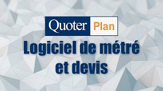 Quoter Plan  Le logiciel de devis et métré sur plans PDF [upl. by Isdnil680]