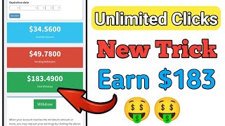 URL Shortener Unlimited Trick 2024  Instant Withdrawal  Work From Home  Link Shortener Trick [upl. by Dib]