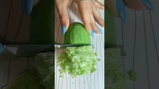 Cutting dry soap on table asmrsoap oddlysatisfying asmrsounds [upl. by Vaclava]