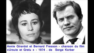 Annie Girardot et Bernard Fresson chanson du film Ursule et Grelu  1974 [upl. by Yetta]