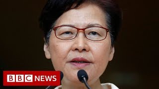 Hong Kong leader Carrie Lam in leaked secret recording  BBC News [upl. by Polish]