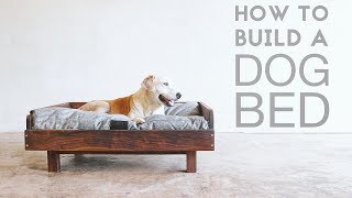 How To Build a Mid Century Modern Dog Bed  Modern Builds  EP 72  DIY [upl. by Enoob39]