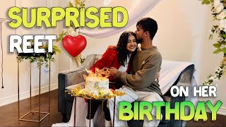 Surprise for Reet 😱  Reets Birthday celebration 🍾 🇨🇦  Mr Mrs Narula Surprise love [upl. by Merete525]