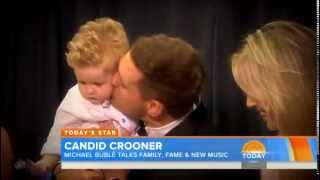 Michael Buble on Today Show 2014 Interview w Subtitles [upl. by Novek]