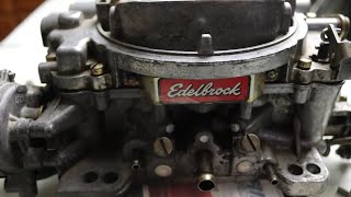 How To Rebuild Edelbrock 1406 and 1405 Carburetors  Rebuild Kit Links [upl. by Demp]