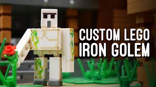 LEGO Minecraft Custom Iron Golem Tutorial [upl. by Ylaek578]