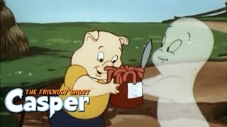 Casper is Friendly to the Three Little Pigs  Casper Classics  Full Episode  Cartoons for Kids [upl. by Rhodia141]