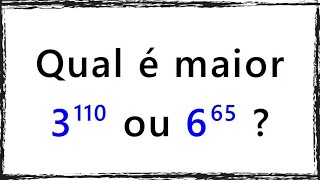 🚨 QUAL POTÊNCIA é MAIOR COMPARANDO POTÊNCIAS MATEMÁTICAS [upl. by Marguerie]