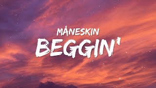 Maneskin  Beggin Lyrics [upl. by Ahseki]